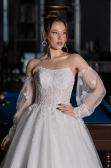 Hochzeitskleider Lang Weiß ABG189