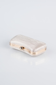 Gold Abendtasche Laserschnitt KC249