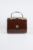 Braun Abendtaschen Lackleder KC170