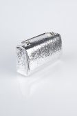 Abendtasche Kristall Silber KC421