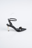 Stiletto Haut Schwarz AB2109