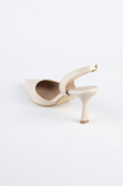 Stiletto Leder Hautfarben ABD2102