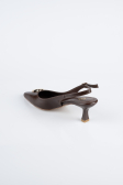 Stiletto Leder Braun ABD2108