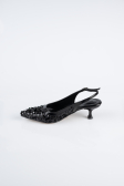 Stiletto Schuppig Schwarz ABP2107