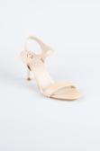 Party-Schuhe Leder Hautfarben AB2112