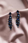 Ohrschmuck Marineblau UKP1186