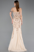 Designer Abendkleid Lang Gold ABU6116