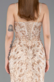Designer Abendkleid Lang Gold ABU6116