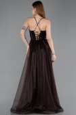 Abschlusskleid Lang Braun ABU6123