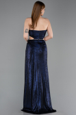 Abschlusskleid Lang Marineblau ABU6127