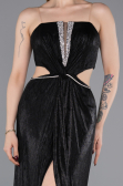 Abschlusskleid Lang Schwarz ABU6127