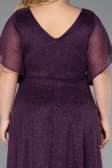 Einladungskleid In Übergröße Midi Violette ABK2622