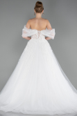 Hochzeitskleider Lang Weiß ABG100