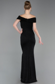 Abendkleid in Übergröße Lang Schwarz ABU5714