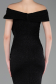 Abendkleid in Übergröße Lang Schwarz ABU5714