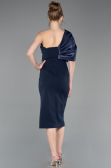 Partykleid Midi Marineblau ABK2625