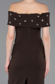 Abschlusskleid Lang Braun ABU6161