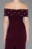 Abschlusskleid Lang Violett dunkel ABU6161