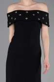 Abschlusskleid Lang Schwarz ABU6161