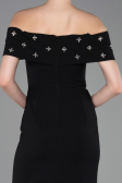 Abschlusskleid Lang Schwarz ABU6161
