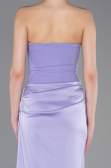 Abschlusskleid Lang Satin Lila ABU6096