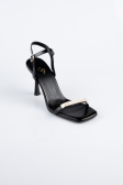 Party-Schuhe Leder Schwarz AB2117