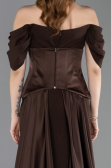 Abendkleid Lang Braun ABU6167