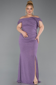 Lavendel Abendkleid İn Übergröße Lang ABU5714