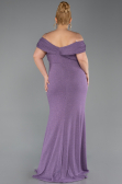 Lavendel Abendkleid İn Übergröße Lang ABU5714