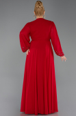 Rot Abendgarderobe İn Großen Größen Chiffon Lang ABU3075