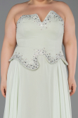 Abendkleid Lang Chiffon Minzgrün ABU6188
