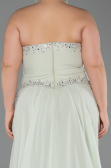 Abendkleid Lang Chiffon Minzgrün ABU6188