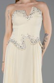 Abendkleid Lang Chiffon Gelb ABU6188