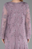 Abendkleid in Übergröße Lang Chiffon Lavendel ABU6176