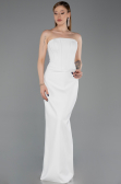 Standesamtkleid Lang Weiß ABU5889