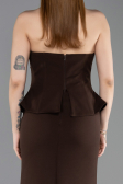 Abschlusskleid Lang Braun ABU6192