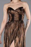 Abschlusskleid Lang Braun ABU6196