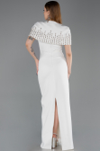 Standesamtkleid Lang Weiß ABU5889