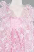 Abendkleid für Kinder Kurz Puder ABK2629