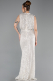 Nerzbraun Abendkleid Schuppig Lang ABU2752