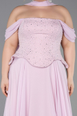 Bekleidung in Großen Größen Lang Chiffon Puder ABU6247