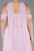 Bekleidung in Großen Größen Lang Chiffon Puder ABU6247