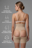 Bauch & Taille Formendes Korsett Hautfarben EM2063