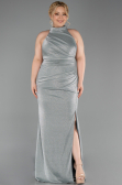 Abendkleid in Übergröße Lang Minzgrün ABU6311