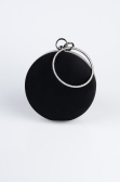 Abendtaschen Wildleder Schwarz SH841