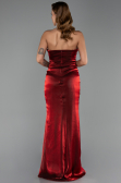 Abendkleid Lang Chiffon Weinrot ABU6336