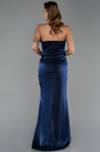 Abendkleid Lang Chiffon Marineblau ABU6336