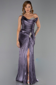 Abendkleid Lang Chiffon Lavendel ABU6336