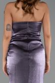 Abendkleid Lang Chiffon Lavendel ABU6336