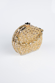 Gold Abendtasche Steinbesetzt SH854